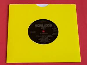 MICHAEL JACKSON " BAD " 1 FLEXI-DISC, VINILO CUADRADO. ED. PROMOCIONAL